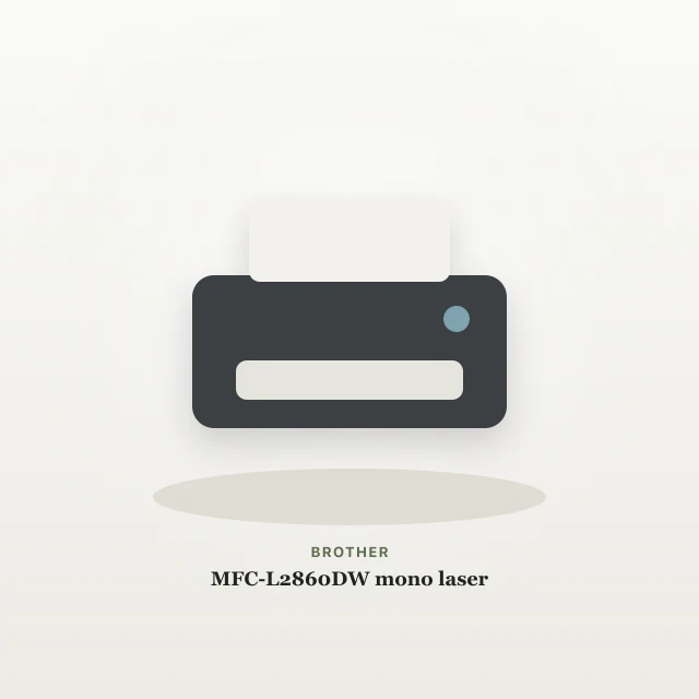 Brother MFC-L2860DW mono laser product photo