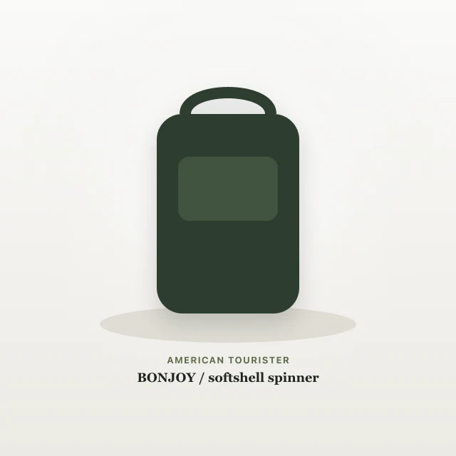 American Tourister BONJOY / softshell spinner product photo