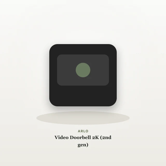 Arlo Video Doorbell 2K (2nd gen) product photo