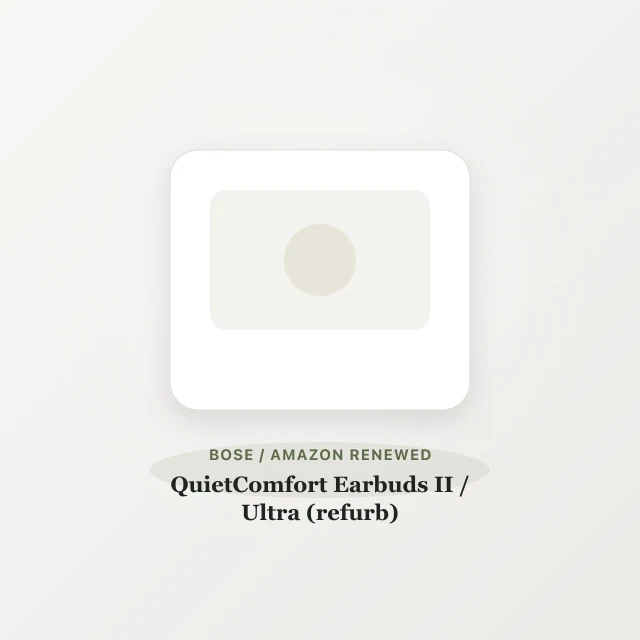 Bose / Amazon Renewed QuietComfort Earbuds II / Ultra (refurb) product photo